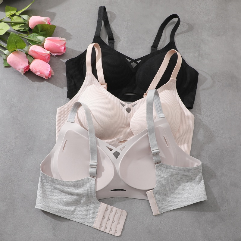 2PCS Daily Comfort Wire Free B - Mastectomy Bra Pocket 评论和价格
